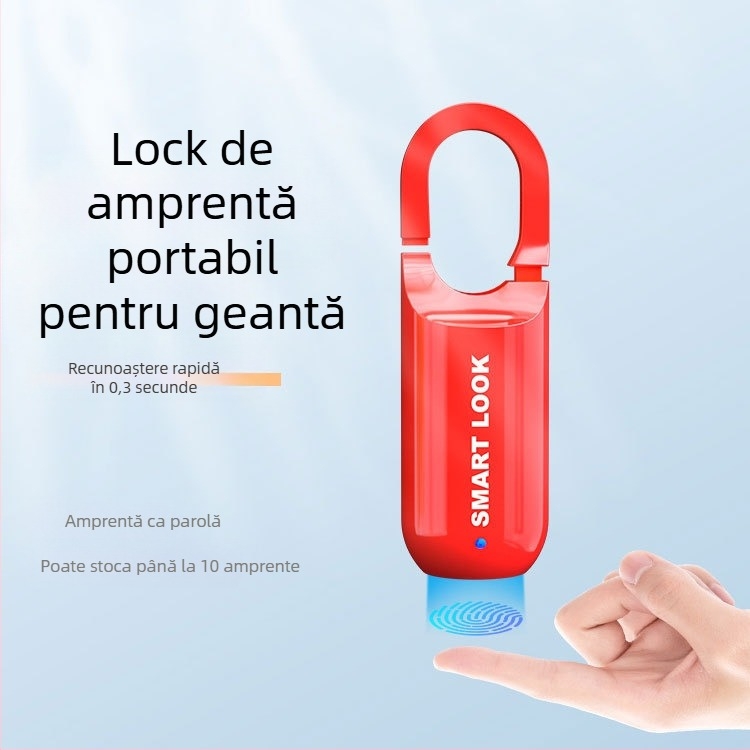 Lacăt de uz casnic – Tip E, oțel aliat, pentru genți, rucsacuri și dulapuri, stil modern minimalist