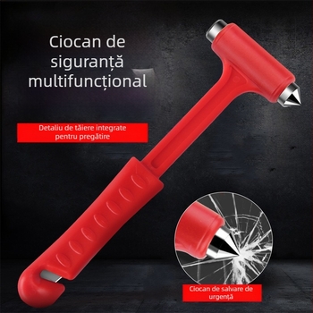 Cioc de siguranță auto 2-în-1, din ABS plastic, 100 g, personalizare disponibilă, etichetă privată licențiată