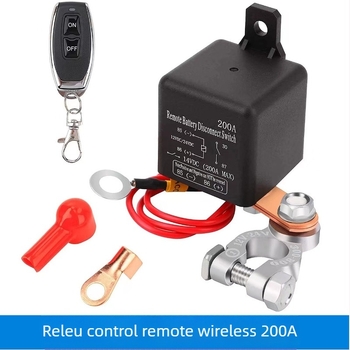 Comutator auto fără fir 200A cu control de la distanță – releu întrerupător