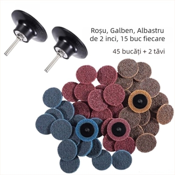 Disc polir din nylon, conexiune Torque, abrașiv Emery, seria Torque