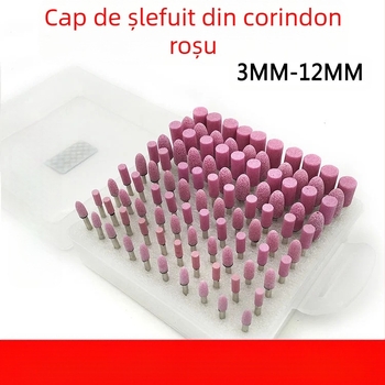 Cap de șlefuit intern pentru metal, material corund, compatibil cu bormașină electrică