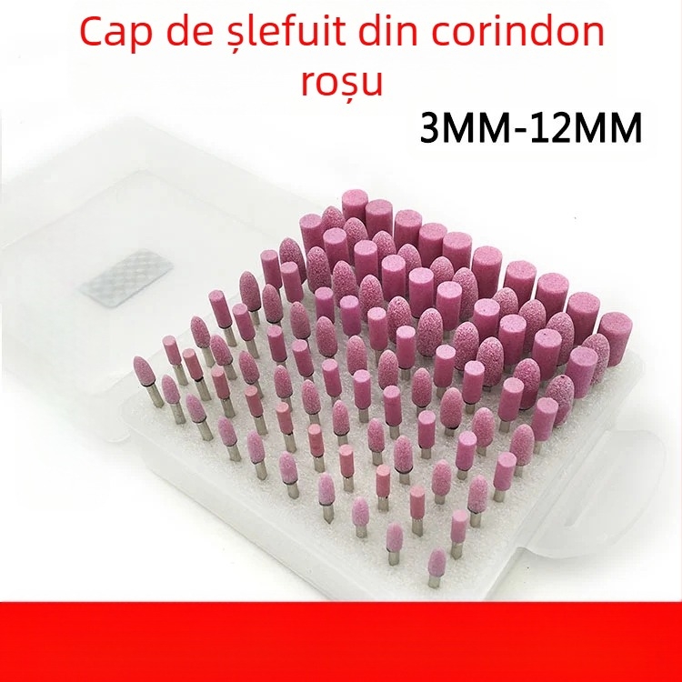 Cap de șlefuit intern pentru metal, material corund, compatibil cu bormașină electrică