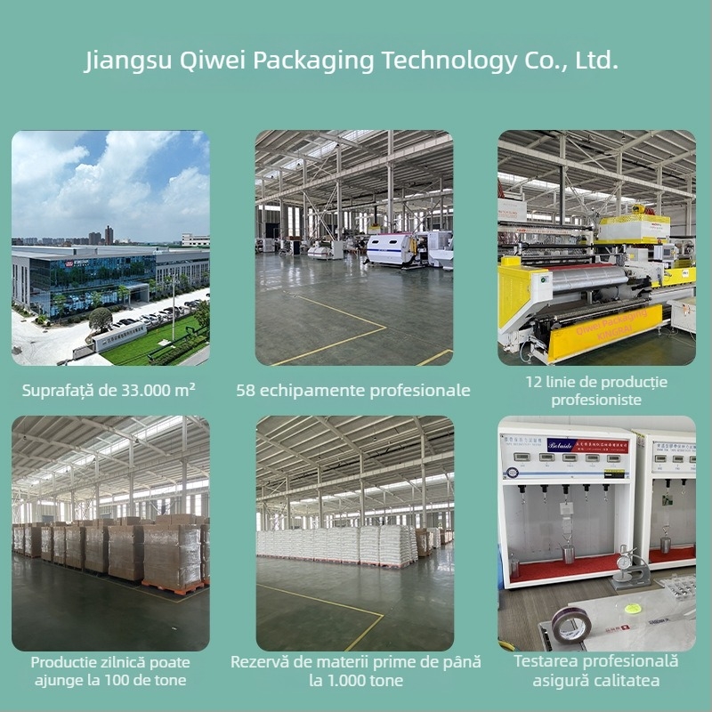 Qiwei LDPE Film de întindere industrial – Film de protecție transparent pentru ambalare, procesare personalizabilă