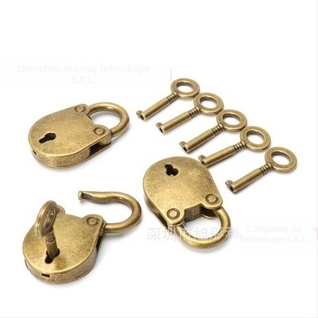 Lacăt pentru geantă Bear Bag Padlock – Fier, Stil antic, Accesoriu decorativ