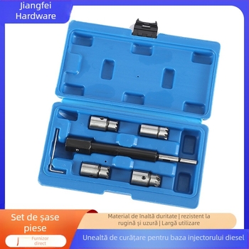 Kit de 6 piese pentru reamăr și curățare a bazei injectorului diesel pentru reparații auto — Jiangfei Hardware