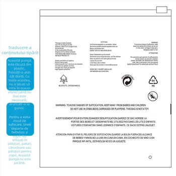 Geantă cu fermoar pentru îmbrăcăminte, suprafață transparent-mat, organizator pentru tricouri — brand Pengsheng; grosime dublă 12 Silk; toleranță 0,2; producție zilnică 5 milioane