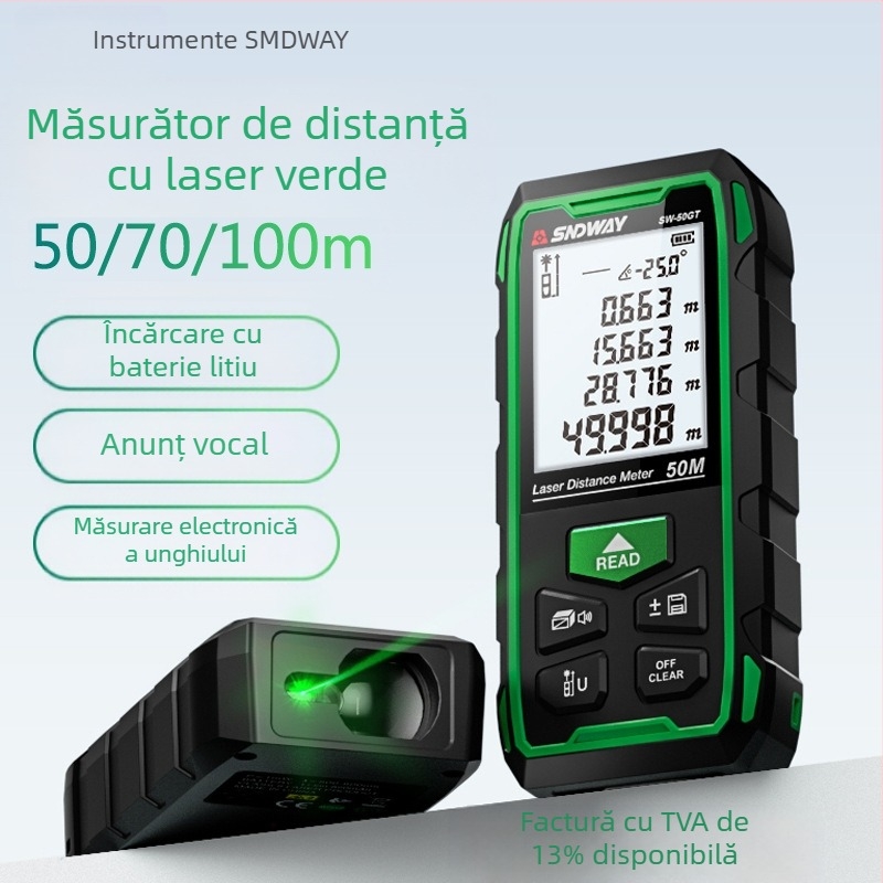 SNDWAY SW-GT distanțometrul cu laser pentru utilizare în interior și exterior