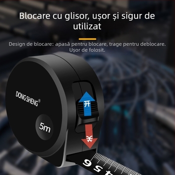 OTHERKA Ruletă din oțel inoxidabil, rezistentă la uzură și la cădere