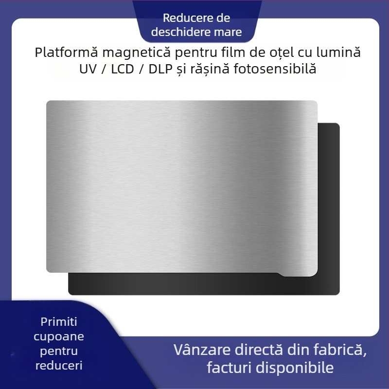 Accesorii pentru imprimantă 3D, marca HARSIMON, model SLA/DLP light-curing spring steel plate