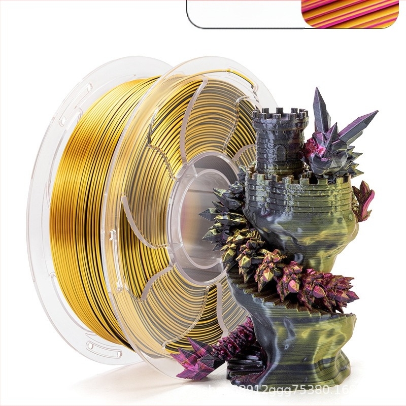 Filament PLA pentru imprimare 3D - Finisaj satin, Secțiune circulară, Brand Tomson Toksen 3D, Densitate normală, Imprimare la viteză mare