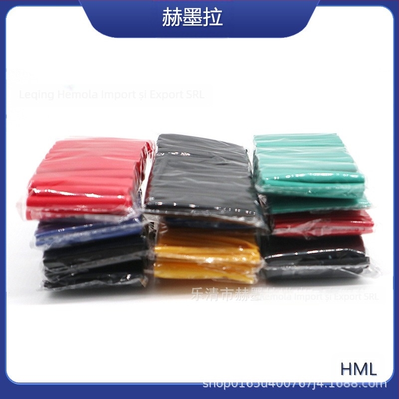 Kit tuburi termoretractabile, 530 buc., material PE, VW-0 clasă, certificat RoHS