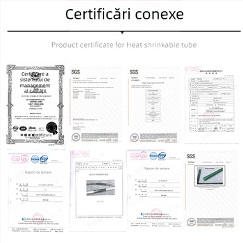 Set tuburi termocontractibile, Seria 100D, 260°C, 1000V, Rezistență la flacără V2