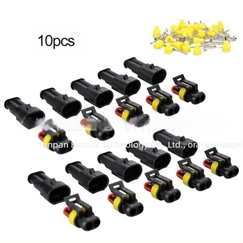 YANP conector HID etanș 2P1.5, set de conectori auto pentru electronica auto, izolație din nylon ignifug, marca YANP