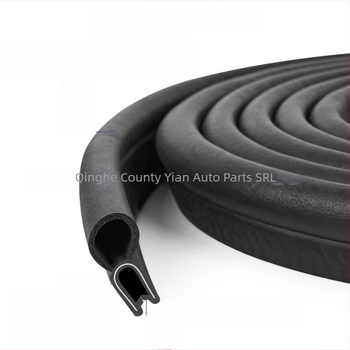 Bandă de etanșare din cauciuc pentru automobile, profil în formă de U, protecție la praf, impermeabilă și izolare fonică, pentru panouri de distribuție; rezistență la îmbătrânire, UV, ozon, rezistență la acizi/baze