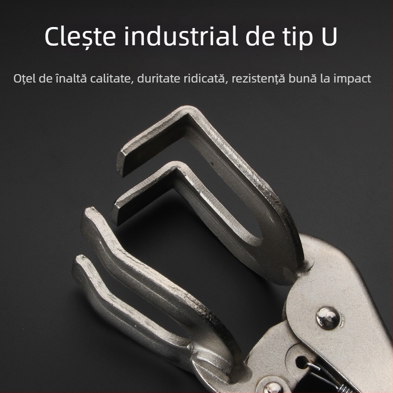 Clește de sudură în formă de U, fălci din oțel 45#, greutate 0,8 kg, seria cleștilor de sudură, deschidere maximă 85 mm