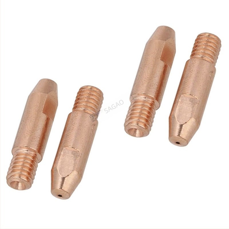 Duză de gaz pentru sudură MIG/MAG MB24KD, din cupru, SAGAO – 200 bucăți în cutie