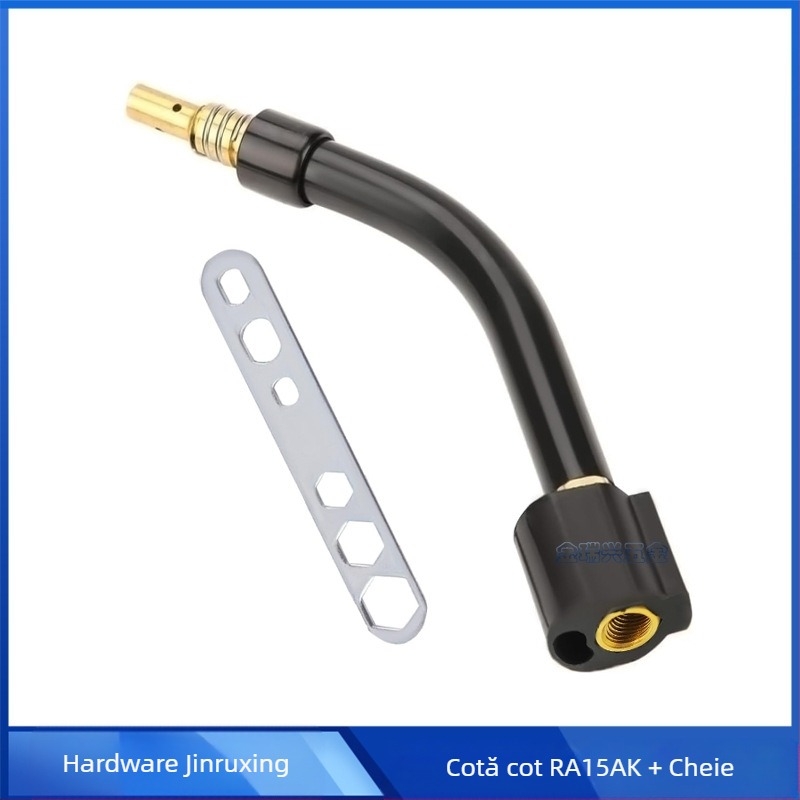 Ridi MB15AK Accesorii pentru sudură cu gaze pentru MB15AK – cot din cupru, 0.6/0.8/0.9/1.0/1.2 mm, 150–250 A