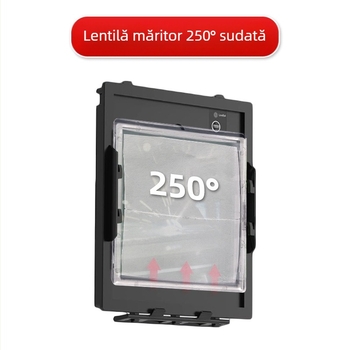 Mască de sudură cu lentilă PC, material PC, dioptrii 0.75–3.00, nivel de filtrare 75–300, montare pe cap