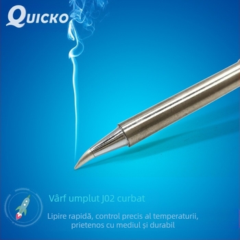 Vârf de lipit T12 curbat, din cupru fără oxigen, 0-480°C, 70W