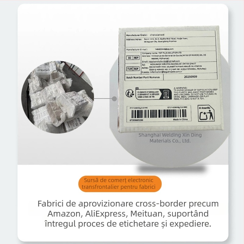 Fir de sudură cu nucleu de flux fără gaz E71T-GS, oțel-carbon, bobină 1 kg pentru MIG acasă