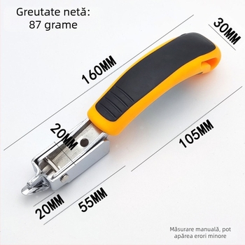 Hercules QDQ-1 oțel inoxidabil, instrument de ridicare a cuiurilor tip plat, trei funcții manual, prelucrare personalizată