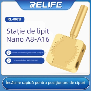 New News masă mică de călcat multifuncțională, cu cap de sudură prin presare la cald, din alamă, 200°C