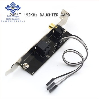 Carte fiică SPDIF optică pe fibră/coaxială pentru plăci de bază, cu interfață placată cu aur și suport DTS/AC3/LPCM (Brand: Dovis; Model: 111; Tip: Other IC)