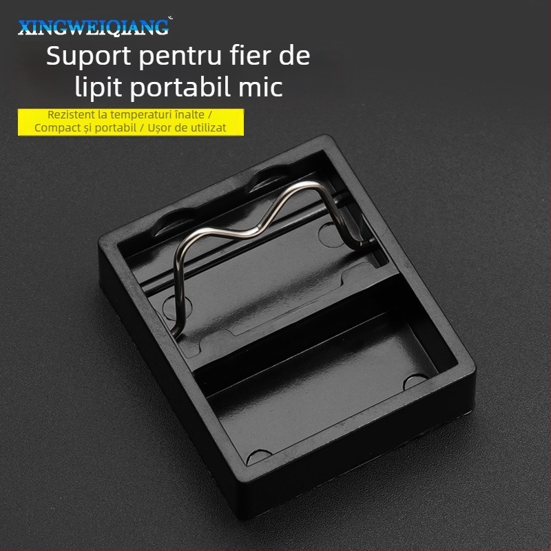 Suport pentru fier de lipit Xingweiqiang, tip G, pătrat Bakelit, rezistent la temperaturi înalte