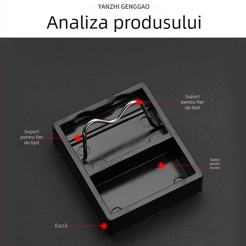 Suport pentru fier de lipit Xingweiqiang, tip G, pătrat Bakelit, rezistent la temperaturi înalte