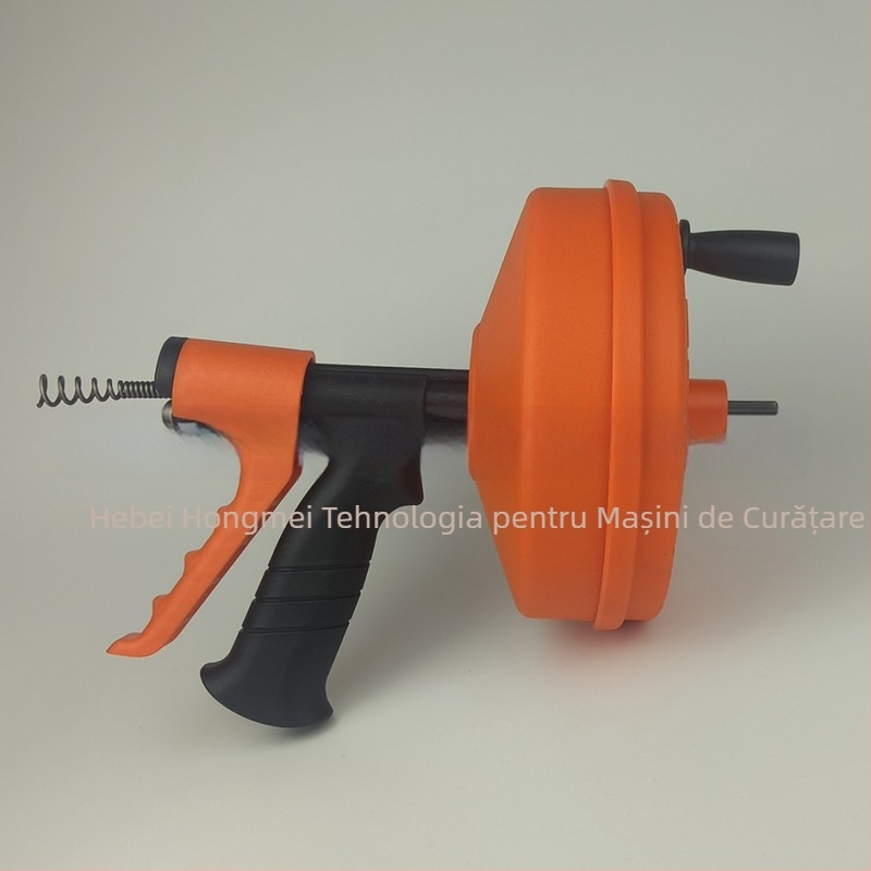 Desfundator pentru toaletă și țevi de bucătărie, dualitate (automat și manual), sârmă PP/otel, 1 bucată