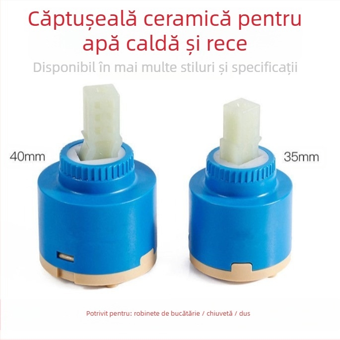 Accesorii robinet ceramic pentru amestec cald/rece – baie, stil modern minimalist, Nine Cardi, personalizare disponibilă