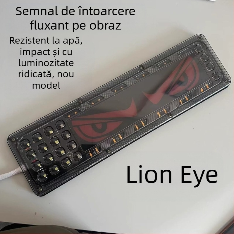 Lumina spate pentru camion – Lion Dance Eye, 12–24V, universal pentru camioane și remorci, durată de viață 10.000 h
