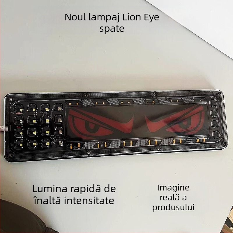 Lumina spate pentru camion – Lion Dance Eye, 12–24V, universal pentru camioane și remorci, durată de viață 10.000 h