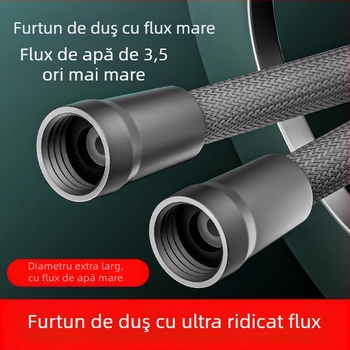 Țeavă de duș din nylon - universală, PVC, conexiune filetată, stil modern minimalist
