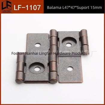 Balama LF-1107 pentru ecran, din fier, fabricată prin stamping și electroplacare, potrivită pentru mobilier precum dulapuri și uși de ecran, personalizabil