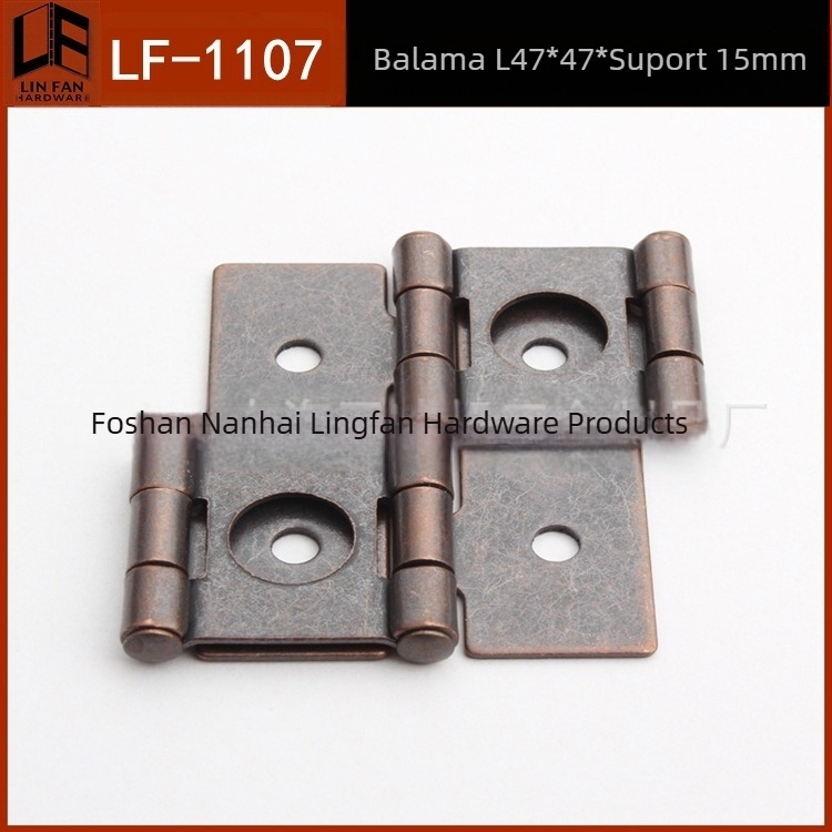 Balama LF-1107 pentru ecran, din fier, fabricată prin stamping și electroplacare, potrivită pentru mobilier precum dulapuri și uși de ecran, personalizabil