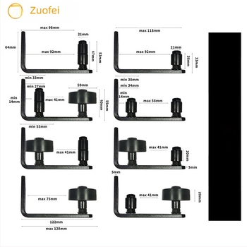 Ghidaj de podea pentru ușă de hambar cu opritor, 8 configurații, oțel carbon, 5 mm grosime, finisaj cu pulverizare plastic, stil chinezesc nou