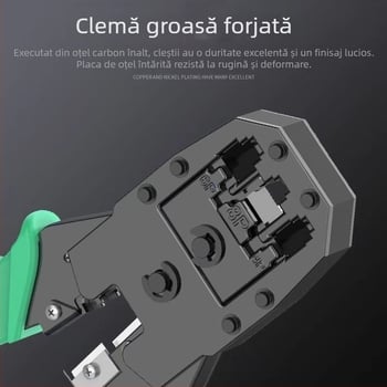 Ninety-nine Clește RJ45 trei în unu pentru sertizare și dezizolare cabluri