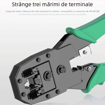 Ninety-nine Clește RJ45 trei în unu pentru sertizare și dezizolare cabluri
