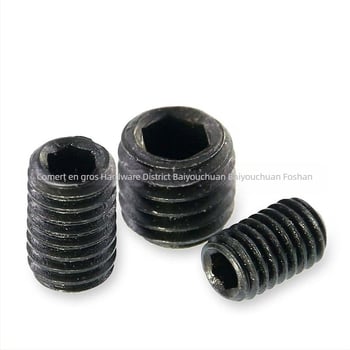 Set șuruburi fără cap în cutie, 400 buc., oțel carbon, Grad A, MS 16207C-1991, Performanță 3,6