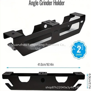 Raft de perete pentru șlefuitor, metal, multifuncțional, stil modern minimalist, finisaj vopsit