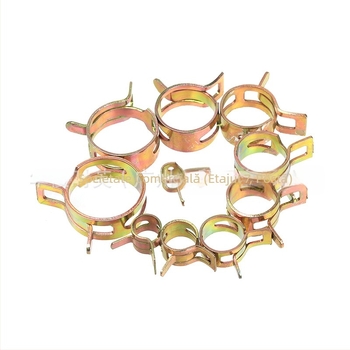 Colier pentru țevi de apă – inel fixare cu arc, oțel manganic, galvanizat, diametru 6–22 mm, modelul 540