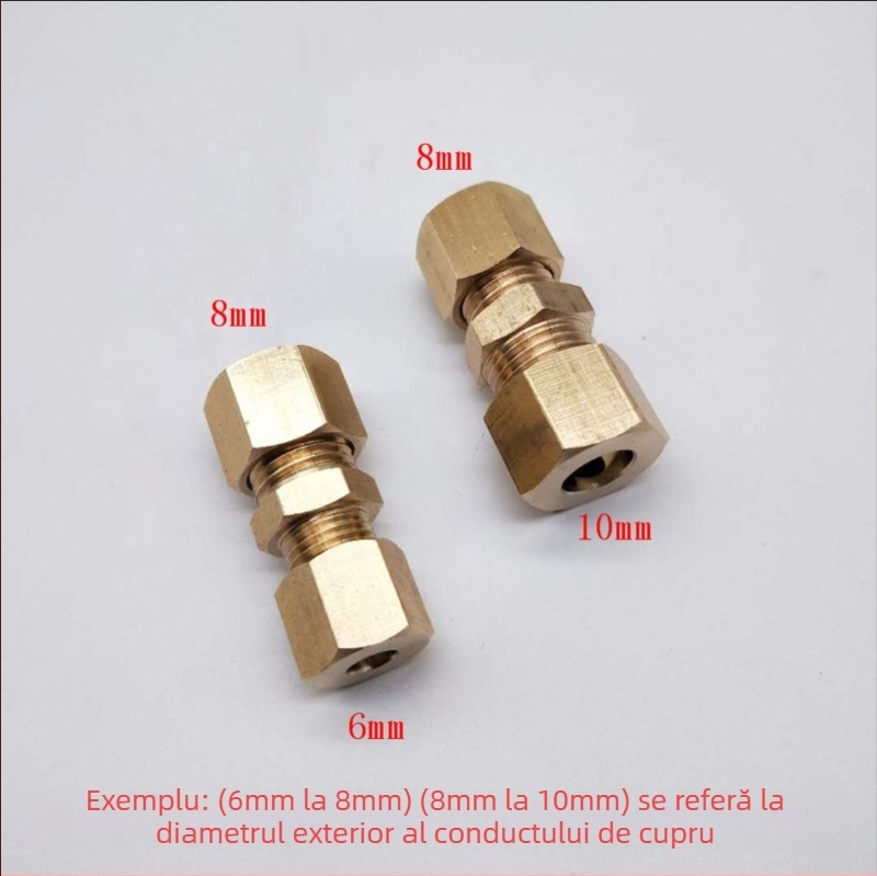 Cuplă reductoare pentru țeavă de cupru, cu conectare rapidă și presiune înaltă