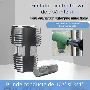 Unealtă de filetare internă a conductelor PPR – funcționare electrică și manuală pentru conducte PVC din plastic