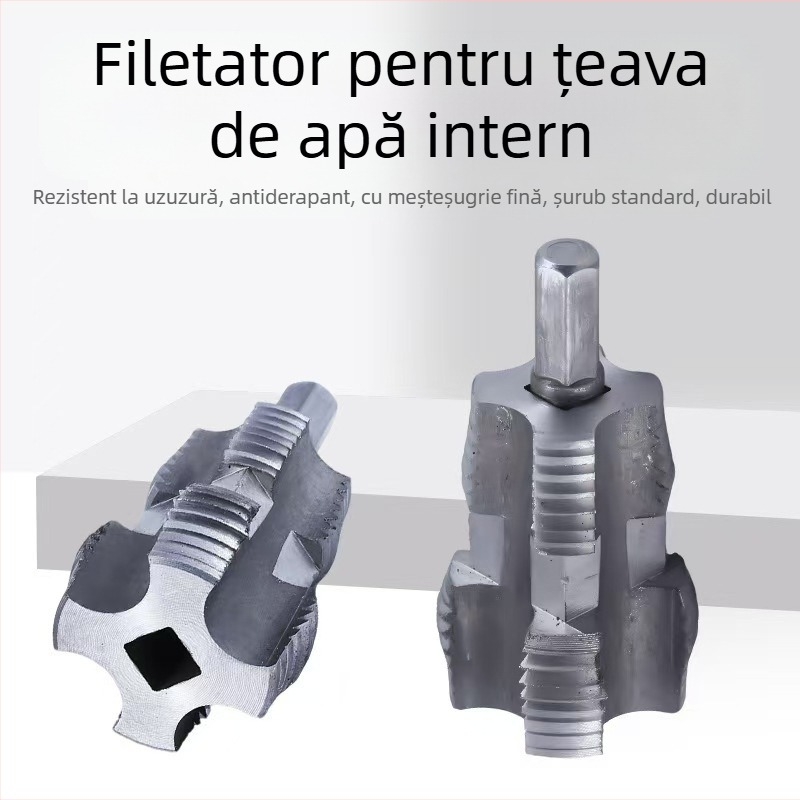 Unealtă de filetare internă a conductelor PPR – funcționare electrică și manuală pentru conducte PVC din plastic