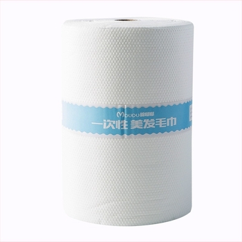 Prosop de unică folosință pentru salon de înfrumusețare, cu model perlat pe turban pentru cap, absorbant, 65 g, 99% pulpă de lemn