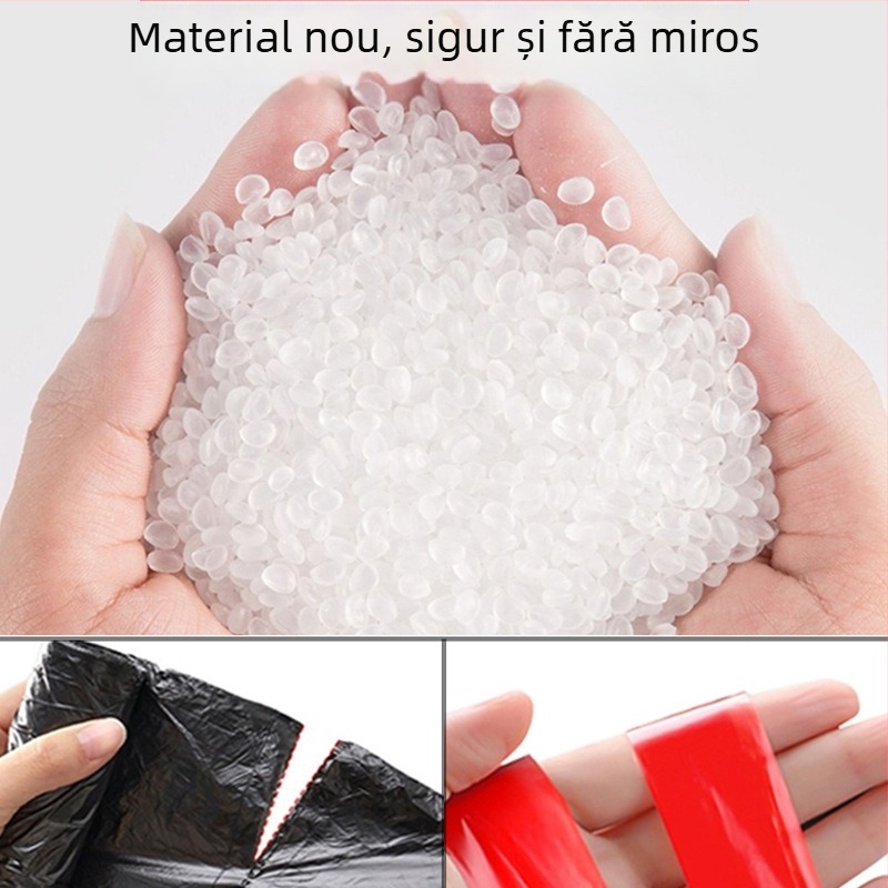 Sac de gunoi cu șnur, dublu strat, utilizare casnică, personalizabil, producție zilnică 10000 bucăți, ambalare cadou