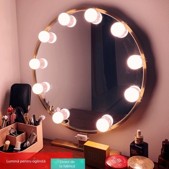 Lumină LED pentru oglindă de make-up, întrerupător tactil, model Q06, tensiune ≤36V