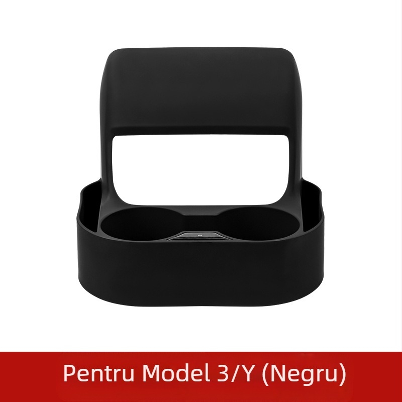 Kingsmith suport de pahare din plastic pentru conducta de aer din spate Tesla Model 3 / Model Y – modificare interioară, etichetă privată licențiată