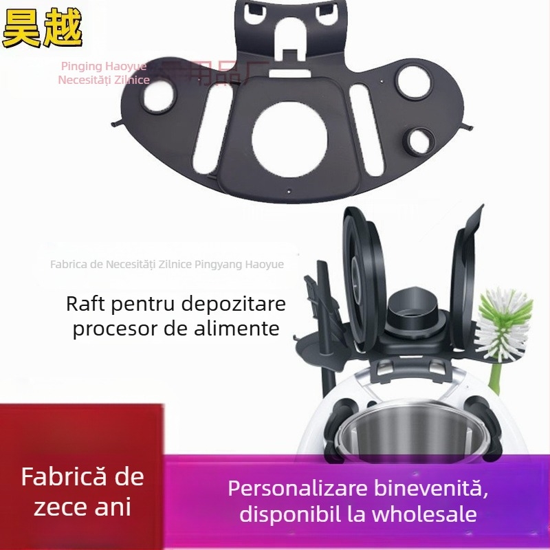 Raft de depozitare pentru tigăi pentru bucătărie de acasă TM6 – Compatibil TM6/TM5; Material: PP; Stil: Modern minimalist; Logo imprimat: Da; Personalizare disponibilă